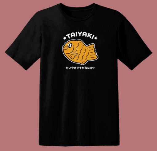 Taiyaki Fish Funny 80s T Shirt Style