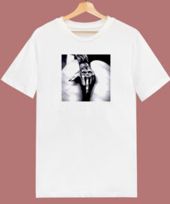 Tattoo Porn Model Ink Machine Middle Finger Pussy Flip 80s T Shirt