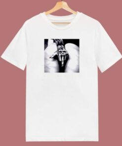 Tattoo Porn Model Ink Machine Middle Finger Pussy Flip 80s T Shirt