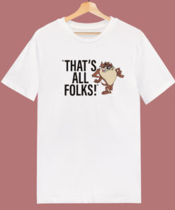Taz Says Thats All Folks T Shirt Style 1