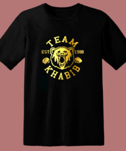 Team Khabib Bear Khabib Nurmagomedov 80s T Shirt