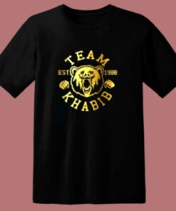 Team Khabib Bear Khabib Nurmagomedov 80s T Shirt