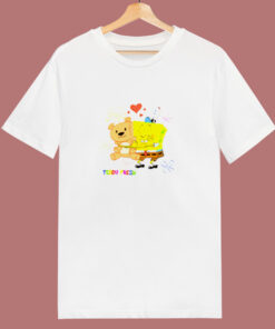 Teddy Fresh X Spongebob Fun Action 80s T Shirt Teddy Fresh X Spongebob Fun Action 80s T Shirt