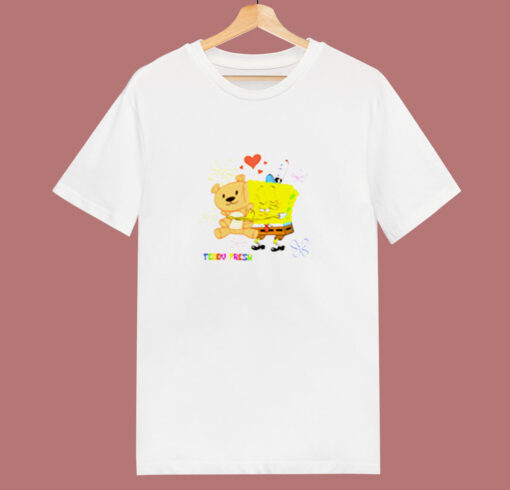 Teddy Fresh X Spongebob Fun Action 80s T Shirt