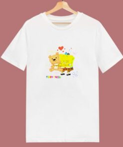 Teddy Fresh X Spongebob Fun Action 80s T Shirt