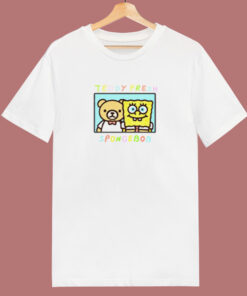 Teddy Fresh X Spongebob Squarepants 80s T Shirt Teddy Fresh X Spongebob Squarepants 80s T Shirt