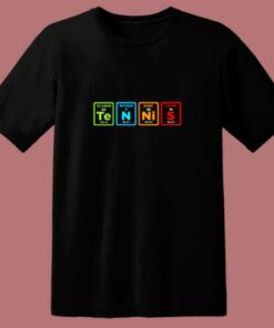 Tennis Periodic Table Gaming 80s T Shirt 1 Tennis Periodic Table Gaming 80s T Shirt 2