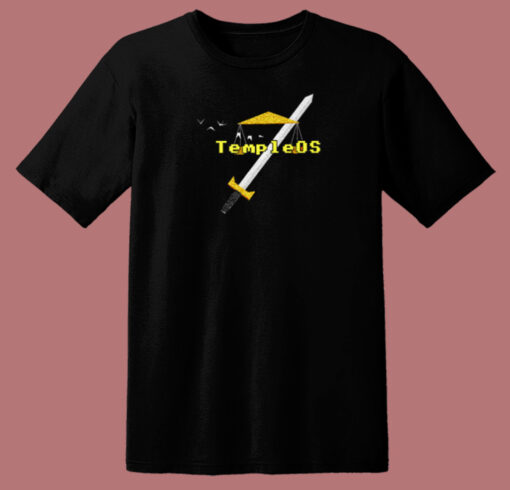 Terry Davis Templeos 80s T Shirt Style