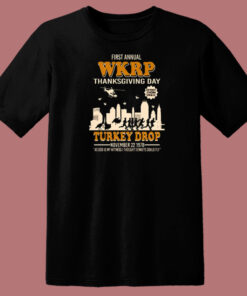 Thanksgiving Day Turkey Drop T Shirt Style 1