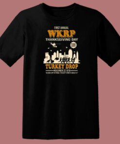 Thanksgiving Day Turkey Drop T Shirt Style 2