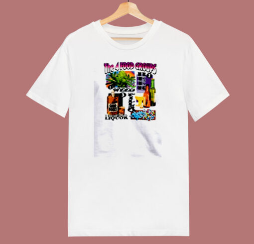 The 4 Food Groups 80s T Shirt