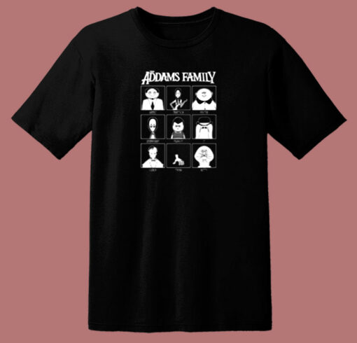 The Addams Family Yearbook 80s T Shirt