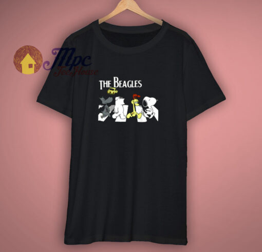 The Beagles Beatles Snoopy And Friends Parody T Shirt