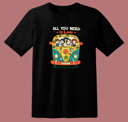 The Beatles Hippie All You Need Is Love T Shirt Style