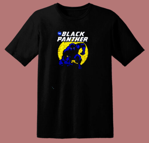 The Black Panther Spotlight Traditional 80s T Shirt