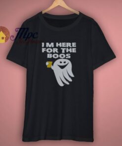 The Booze Funny Boo Ghost Halloween T Shirt