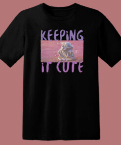 The Child Keeping It Cute 80s T Shirt Style 1