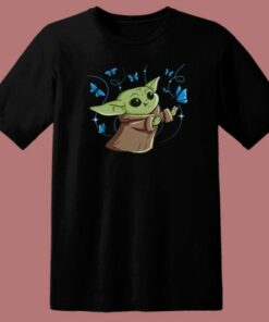 The Child With Blue Butterflies 80s T Shirt Style