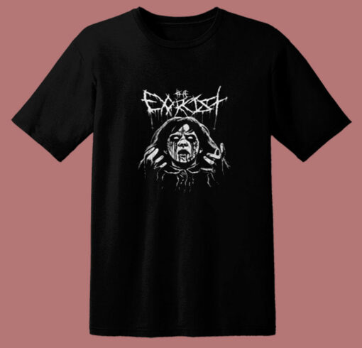 The Exorcist Black Metal Style 80s T Shirt