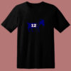 The Goat #12 New England Fan Football Qb 80s T Shirt
