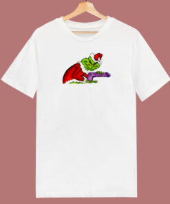 The Grinch Art 80s T Shirt The Grinch Art 80s T Shirt