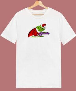 The Grinch Art 80s T Shirt