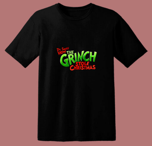 The Grinch Stole Christmas Single Stitch 80s T Shirt