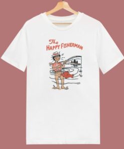 The Happy Fisherman T Shirt Style On Sale