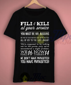 The Hobbit Fili Kili Quote T Shirt