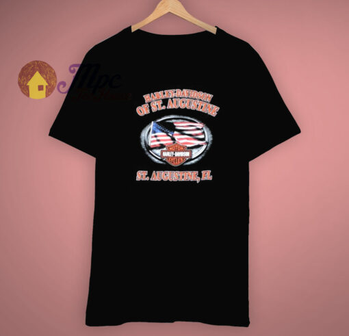 The Iconic Look Classic Harley Davidson Of ST.Augustine Cheap T Shirt