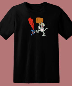 The Itchy And Scratchy Show 80s T Shirt The Itchy And Scratchy Show 80s T Shirt