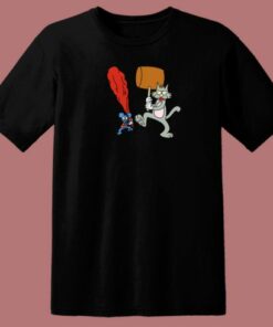 The Itchy And Scratchy Show 80s T Shirt
