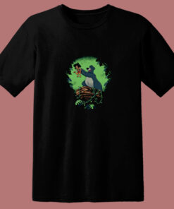 The Jungle Book Baloo And Mowgli Lion King 80s T Shirt 1