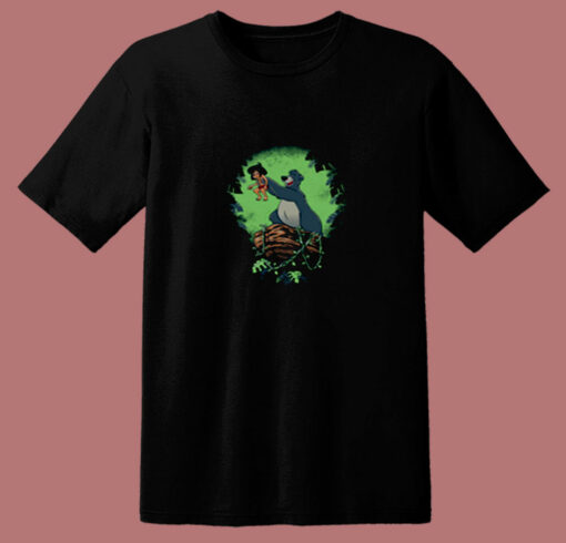 The Jungle Book Baloo And Mowgli Lion King 80s T Shirt