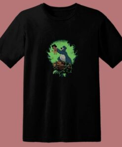 The Jungle Book Baloo And Mowgli Lion King 80s T Shirt 2