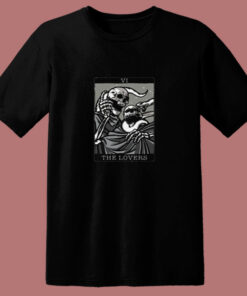 The Lovers Tarot Card 80s T Shirt 1