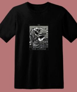 The Lovers Tarot Card 80s T Shirt 1 The Lovers Tarot Card 80s T Shirt 2