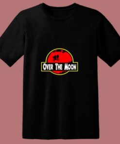 The Moon Jurassic Park Dinosaur Movie 80s T Shirt