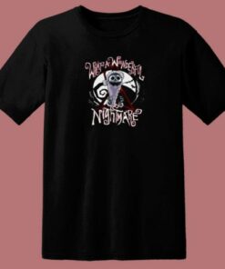 The Nightmare Before Christmas Santa Jack 80s T Shirt