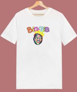 The Notorious Crowned Biggie Colorful 80s T Shirt 1 The Notorious Crowned Biggie Colorful 80s T Shirt 2