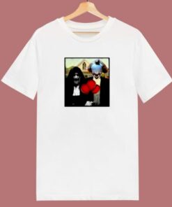The Nun Valak And Pennywise Horror Mashup 80s T Shirt 2