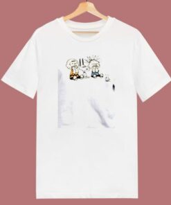 The Peanuts Movie Cartoon Scared Boos 80s T Shirt