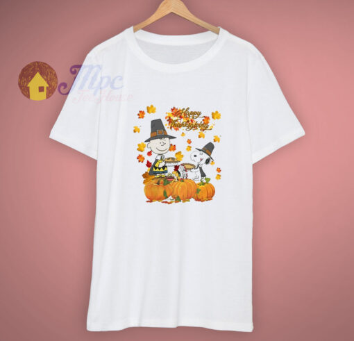 The Peanuts Snoopy Dog Thanks Giving T Shirt