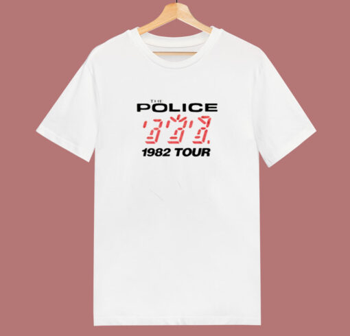 The Police 1982 Tour Vintage Unisex 80s T Shirt