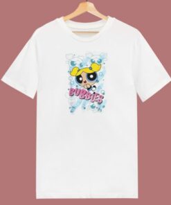 The Powerpuff Girls Bubbles 80s T Shirt 1 The Powerpuff Girls Bubbles 80s T Shirt 2