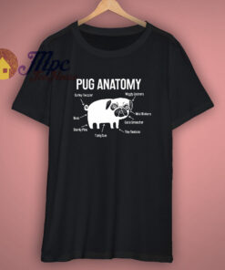 The Pug Anatomy Pug T-Shirt