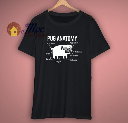 The Pug Anatomy Pug T-Shirt