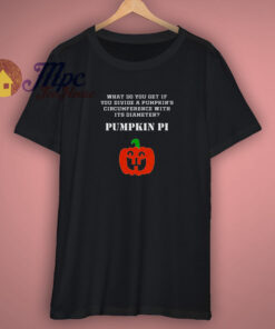 The Pumpkin Pi Pun Fall Shirt
