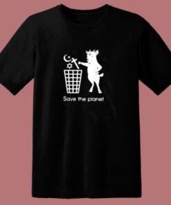 The Satan Goat Save The Planet 80s T Shirt 1 The Satan Goat Save The Planet 80s T Shirt 2