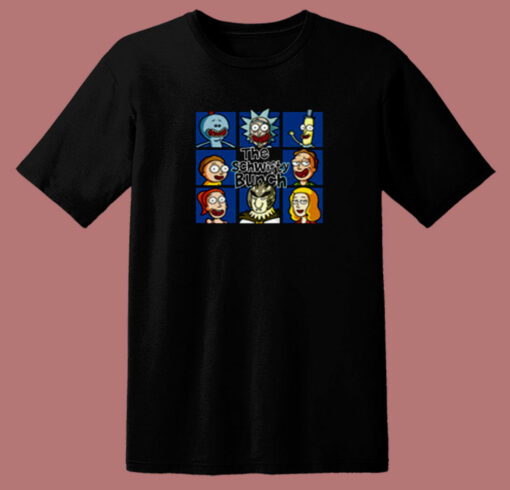 The Schwifty Bunch Friends Parody 80s T Shirt